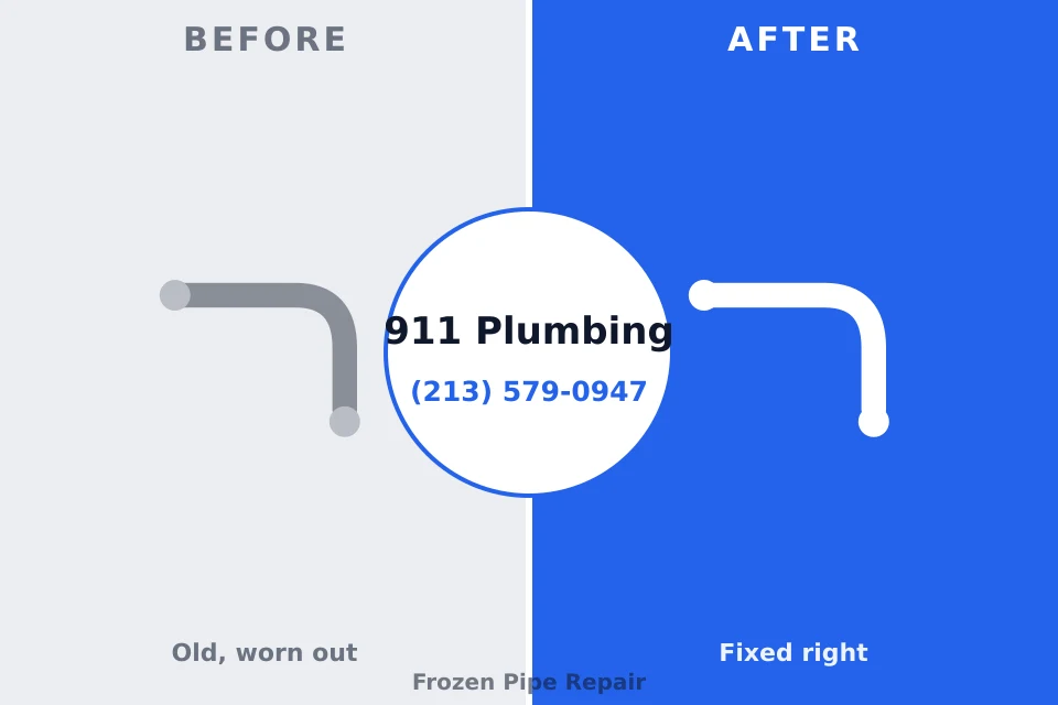 Before and after: plumbing company Rockford, MI